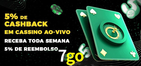 Promoções do cassino ao Vivo 7go